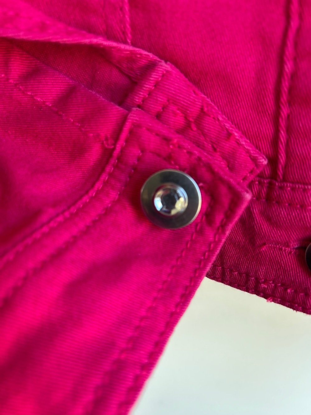 Pink Button-Front Spring Jacket - Picture 7 of 10
